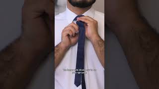 How to quickly tie a tie Easy way [upl. by Leopoldeen]