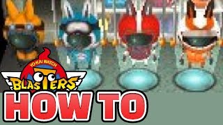 Yokai Watch Blasters — ALL USApyon Costume QR Codes How to Get Football Military Racing Diving [upl. by Mcleod]