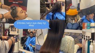 L’Oréal Hair spawith hair fall control treatment Step by step [upl. by Mordy]