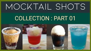 Mocktail Shots  4 Shots Recipe  Part 01  The Mocktail House [upl. by Electra209]