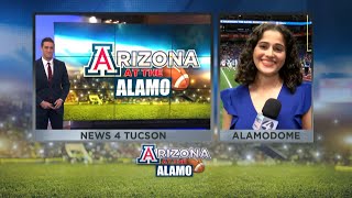 On the field for final Alamo Bowl warmups [upl. by Kevan]