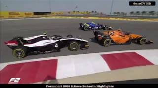 F2 Bahrain 2Race Highlights [upl. by Adnirolc]