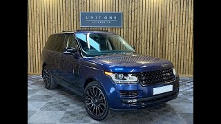 Land Rover Range Rover SD V8 Autobiography  Price in description  Unit One Automotive [upl. by Aikcin]