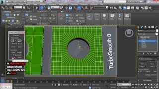 Easy and simple hole creation method without using Boolean and ProBoolean compound object in 3ds Max [upl. by Deyas677]