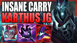 KARTHUS JUNGLE IS AN ABSOLUTE GOD AT CARRYING SOLO Q GAMES  Gameplay Guide League of Legends [upl. by Kafka]