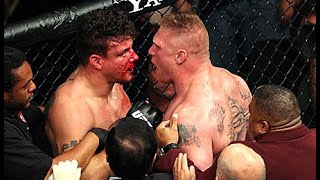 When Brock Lesnar DESTROY Frank Mir in UFC [upl. by Garrity]