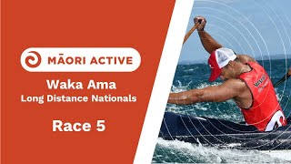 Race 5  Waka Ama Long Distance Nationals 2022 [upl. by Vedetta]