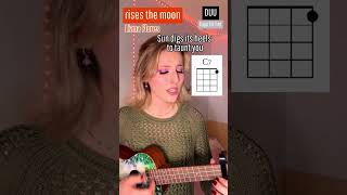 🌙Learn how to play popular song on Ukulele🌙 shorts ukulele flightukulele [upl. by Aletse862]