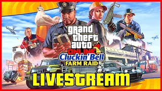 GTA 5 Online  SOLO Cluckin Bell Farm Raid amp Other Shenanigans  OddManGaming Livestream [upl. by Ecallaw]