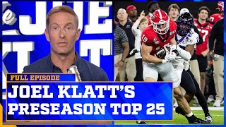 Klatt’s Preseason Top 25 for the 2023 Season  The Joel Klatt Show [upl. by Euqinommod]