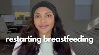 Starting My Relactation Journey  Restarting Breastfeeding 8 Months postpartum [upl. by Newfeld717]