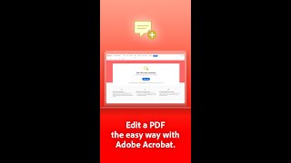 How to edit a PDF the easy way with Adobe Acrobat shorts [upl. by Enyt]