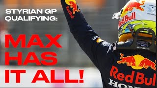 F1 Styrian GP qualifying Max has it all by Peter Windsor [upl. by Erlina]