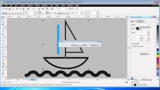 Checking Stroke Thickness In Corel Draw [upl. by Beal]