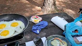 Motorcycle Camping 6th part 2023 trip Free camping in North Carolina [upl. by Pfeifer]