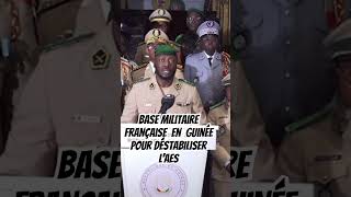 Les généraux de l’armée guinéenne a propos d’une base militaire française guinee [upl. by Anihsak780]