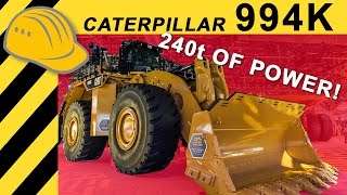 CAT 994K  Biggest Wheel Loader in the World at MINExpo Las Vegas [upl. by Blisse]