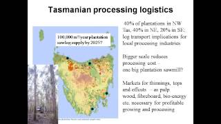 Forestry Talks  Chris Harwood  Tasmanias forest plantations and wood products [upl. by Elleinwad388]