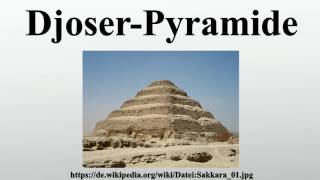 DjoserPyramide [upl. by Nesto]