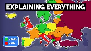 The EUROPE Explained in 30 Maps even for Europeans [upl. by Nirok886]