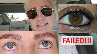 FAILED Permanent Eyeliner Tattoo Part 1 [upl. by Ebneter]