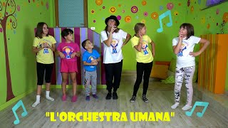 quotLorchestra umanaquot attività per bambini sugli strumenti musicali [upl. by Jamin616]