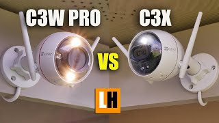 Best EZVIZ Outdoor WIFI Camera  C3W PRO vs C3X [upl. by Atinahs]