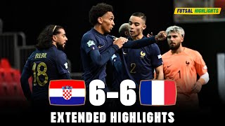 France vs Croatia  Comeback From France in 50 Seconds  Highlights  U19 Euro Futsal 03092023 [upl. by Baruch955]