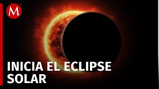 Comienza el eclipse solar total 2024 [upl. by Aken542]