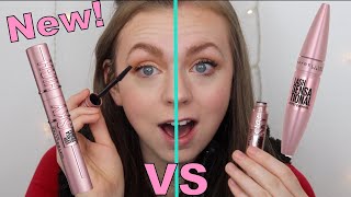 NEW Maybelline Lash Sensational Sky High Mascara VS Original Maybelline Lash Sensational Mascara [upl. by Winthorpe]