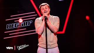 Wouter  Beggin  Blind Auditions 8  The Voice van Vlaanderen  VTM [upl. by Regnig625]