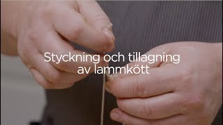 Styckning och tillagning av lammkött [upl. by Donni]