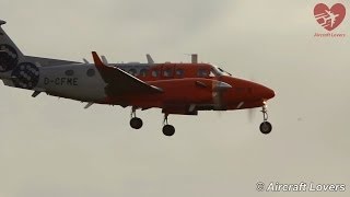 Flight Calibration Beechcraft Super King Air DCFME  BerlinTegel 07122013 [upl. by Hayashi]