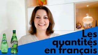 Aula de Francês Les quantités en français [upl. by Aisile]