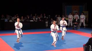 Karate1 PL Dordrecht 2013  EGYPT vs GERMANY  Kata Team fem FINAL 22 [upl. by Maharba]