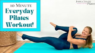 10 Minute Everyday Pilates Workout  Pilates at Home [upl. by Karin]