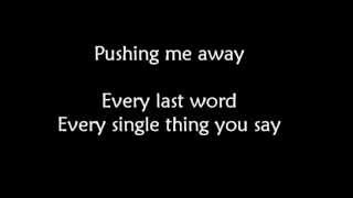 Jonas Brothers  Pushing Me Away Lyrics on Screen [upl. by Granville]