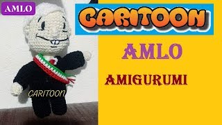 AMLITO AMIGURUMI 😁 Amlito a Crochet3a Pte Saco y Banda Presidencial [upl. by Hatty]