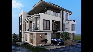 Three storey Residence Design [upl. by Tiemroth258]