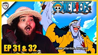 FINALLY MEETING ARLONG  First Time Watching One Piece 31 amp 32 [upl. by Mccafferty]