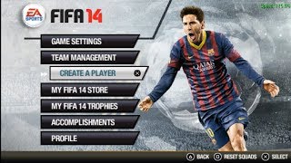 FIFA 14 PPSSPP  Test [upl. by Solnit202]