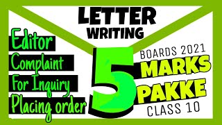 Letter writing  How to write letter Formal Letter and Informal Letter in english [upl. by Anaiviv300]