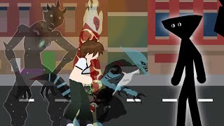 ben 10 Carnitrix vs Boisvert Room  Sticknodes pro [upl. by Adnek]