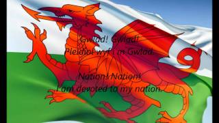 Welsh National Anthem  quotHen Wlad Fy Nhadauquot CYEN [upl. by Yticilef680]