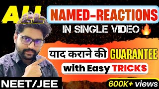 All quotNAME REACTIONSquot को याद कराने की Guarrantee🔥🔥 Organic Crash Course  Video6 [upl. by Purpura]