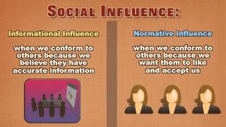 Social Influence Conformity and the Normative Influence [upl. by Aremaj851]