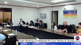 Procurement Livestream for DPWH South Manila DEO October 31 2024 [upl. by Ecneitap]