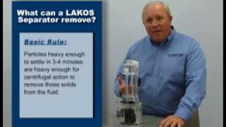 LAKOS Centrifugal Separator Demo Video [upl. by Lehcem]