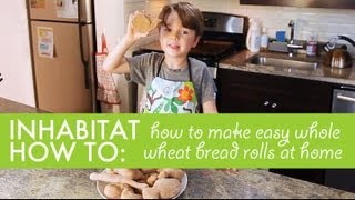 HOW TO Bake Easy Bread At Home With Inhabitats Preschool Baker Petey Rojas [upl. by Iruj]