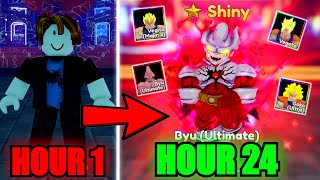 Starting Over and Spending 24 Hours To Obtain Every NEW Dragon Ball Z Unit In Anime Adventures [upl. by Nolyak418]